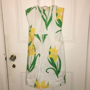 Lilly Pulitzer Yellow/White Daffodil dress 6